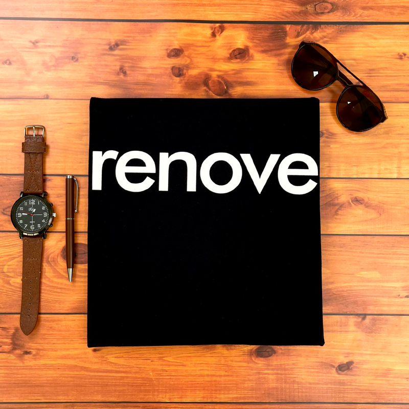 Camiseta Masculina Preta Renove