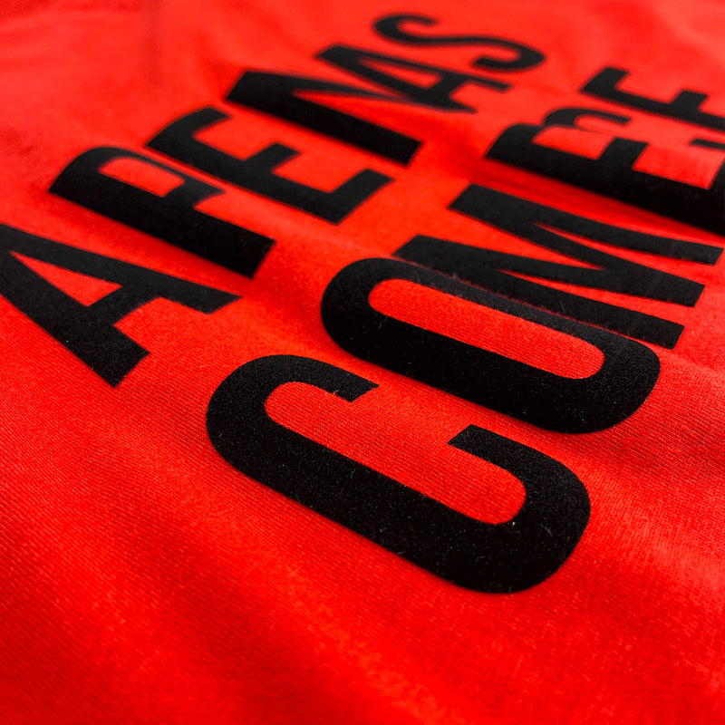 Camiseta Masculina Vermelha Apenas Comece